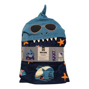 Sunglasses Shark - Member's Mark Kids 100% Cotton Terry Cloth Hooded Towel With
